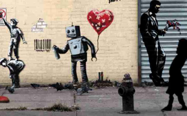 made by abvh animated banksy GIF - made by abvh animated banksy GIF, made by abvh banksy animated XDMkDDvrXj3ck, tags: düsseldorf 100 - Giphy / madebyabvh.tumblr.com